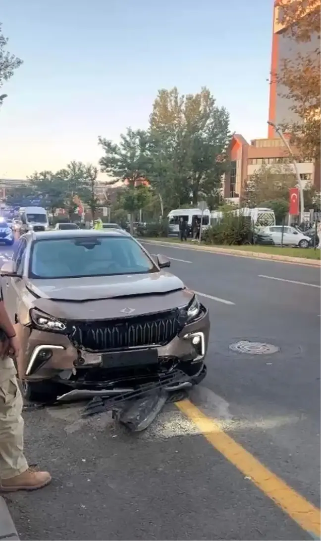 Çankaya'da 8 Araçlı Zincirleme Trafik Kazası