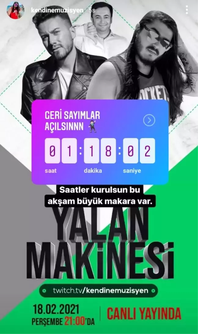 Kemal Can Parlak, Enes Batur'u Yalan Makinesine Bağladı
