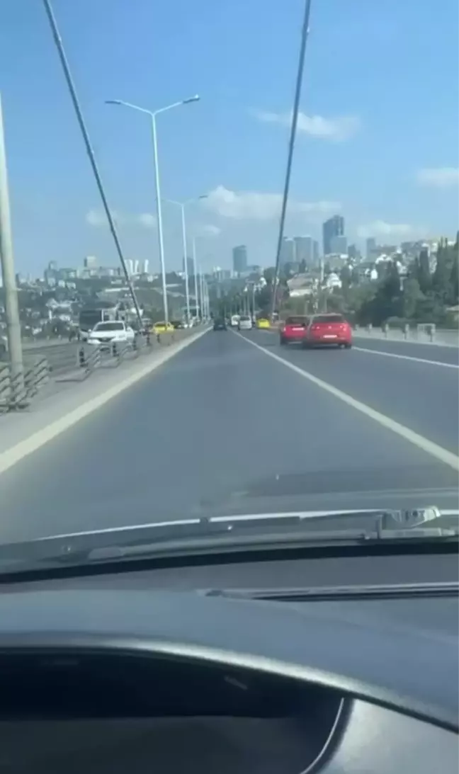 15 Temmuz Şehitler Köprüsü'nde Yol Vermeme Tartışması