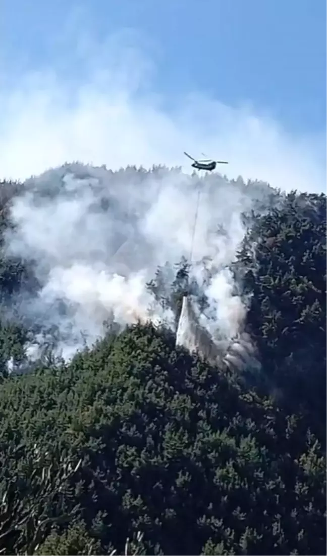 Kahramanmaraş'ta Sarp Arazideki Yangın 3 Gün Sürediyor