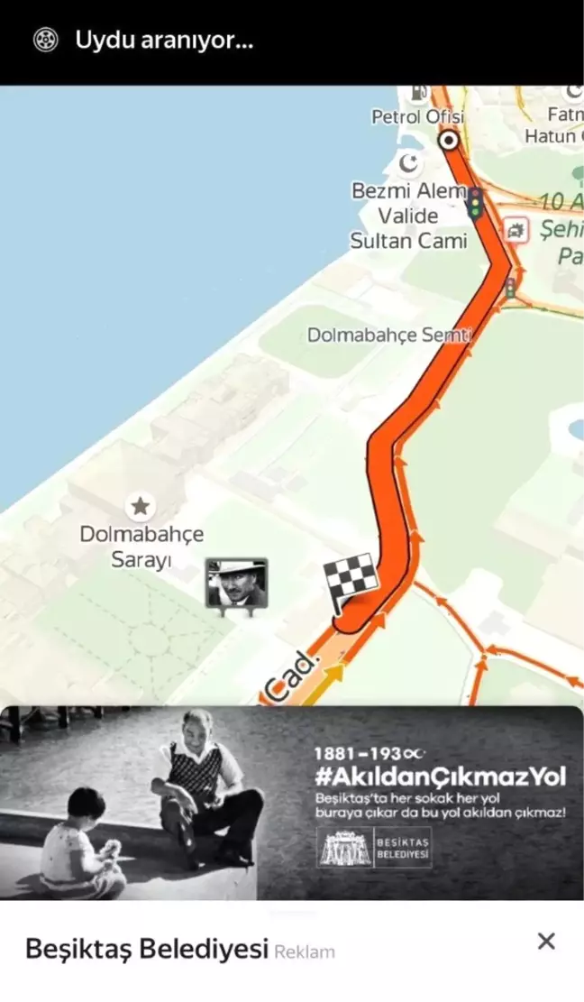 Atatürk, vefatının 81'inci yılında Dolmabahçe Caddesi'nde dijital sergi ile anılıyor