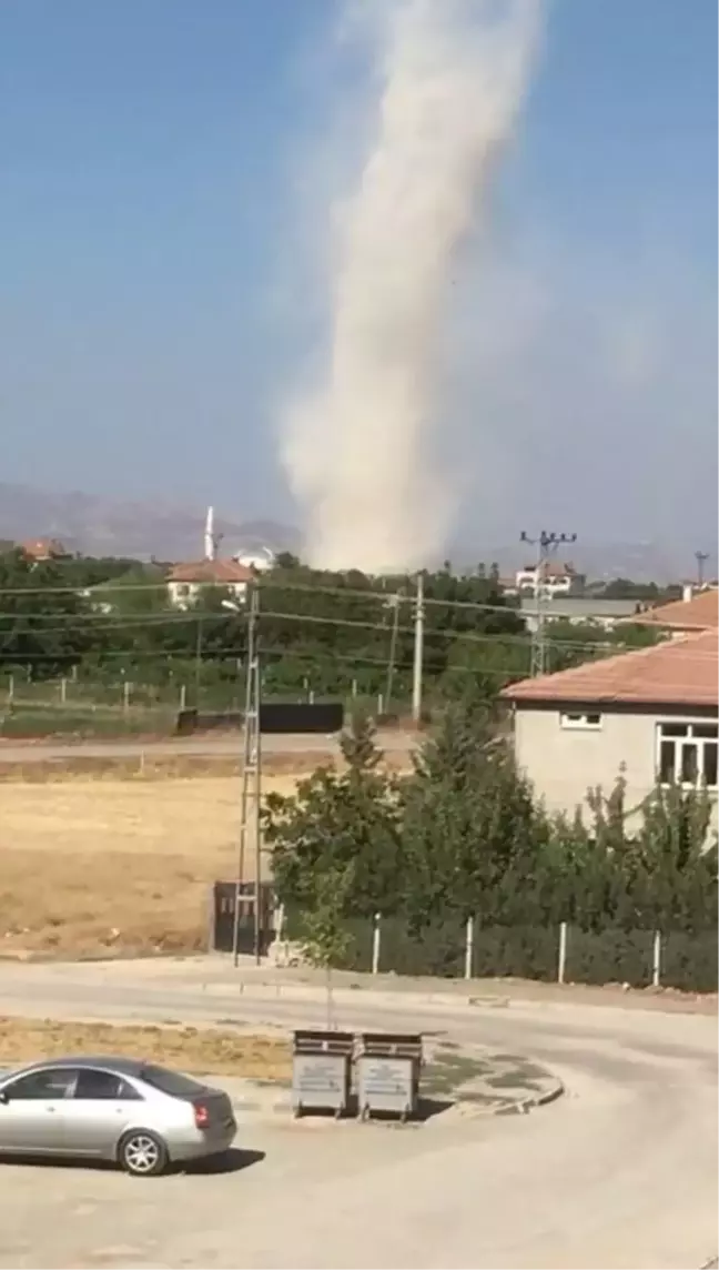 Elazığ gündem: Elazığ'da oluşan hortum korkuttu