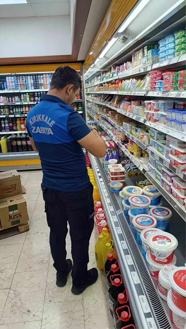 Kırıkkale Belediyesi Zabıta Müdürlüğü Zincir Marketlerde Denetim Yaptı