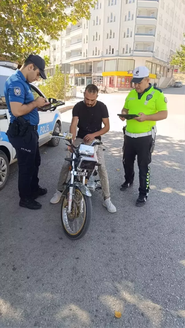 Gaziantep'te Motosiklet Denetimi: 25 Araç Kontrol Edildi