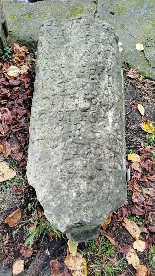 Ordu'da 1800 Yıllık Roma Mil Taşı Müze Müdürlüğüne Teslim Edildi