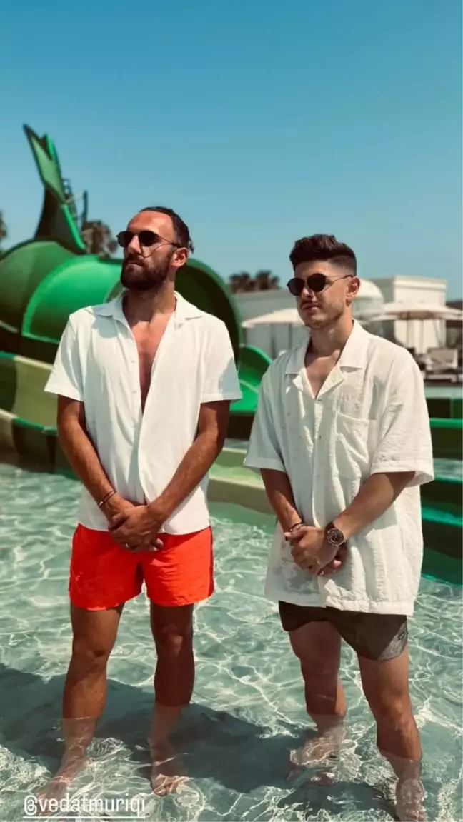 Vedat Muriqi ve Milot Rashica, Antalya'da tatilde buluştu