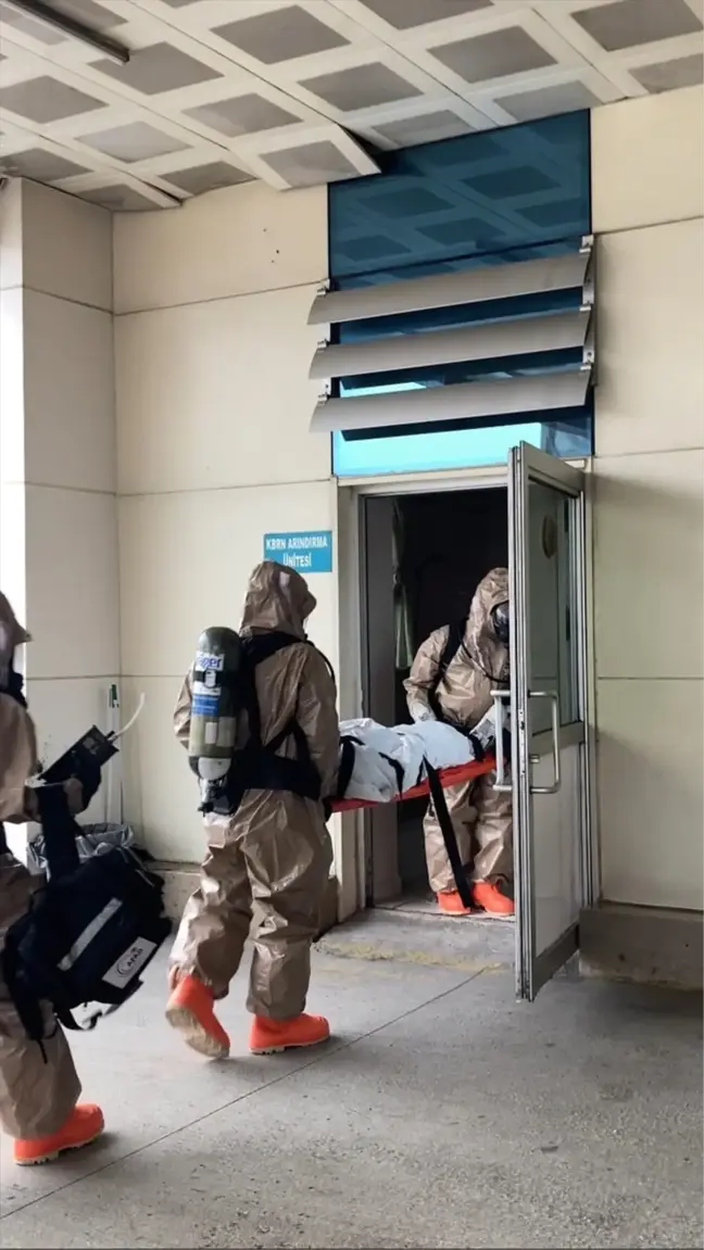 Düzce'de KBRN Tehditler Tatbikatı Gerçekleştirildi
