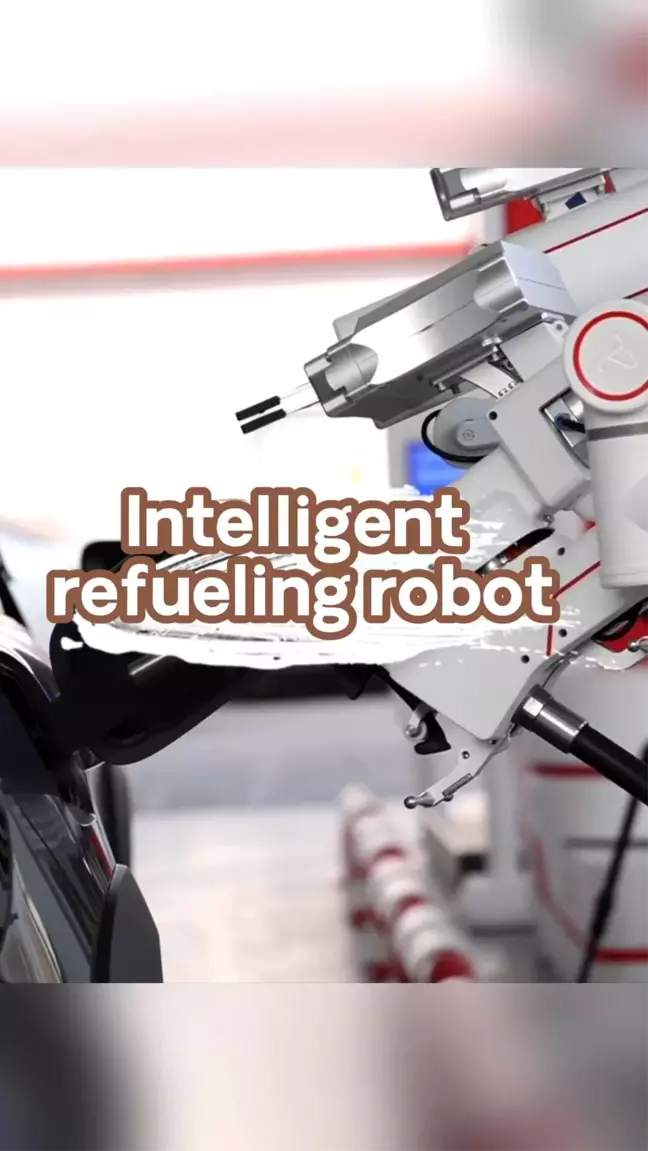 Akaryakıt İstasyonunda Yakıt Dolduran Robot