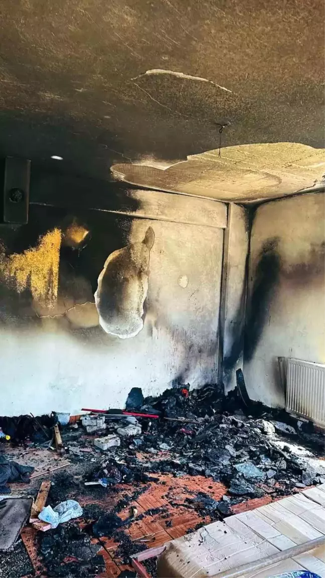 Sobadan Çıkan Kıvılcımlar Evi Alevlere Teslim Etti