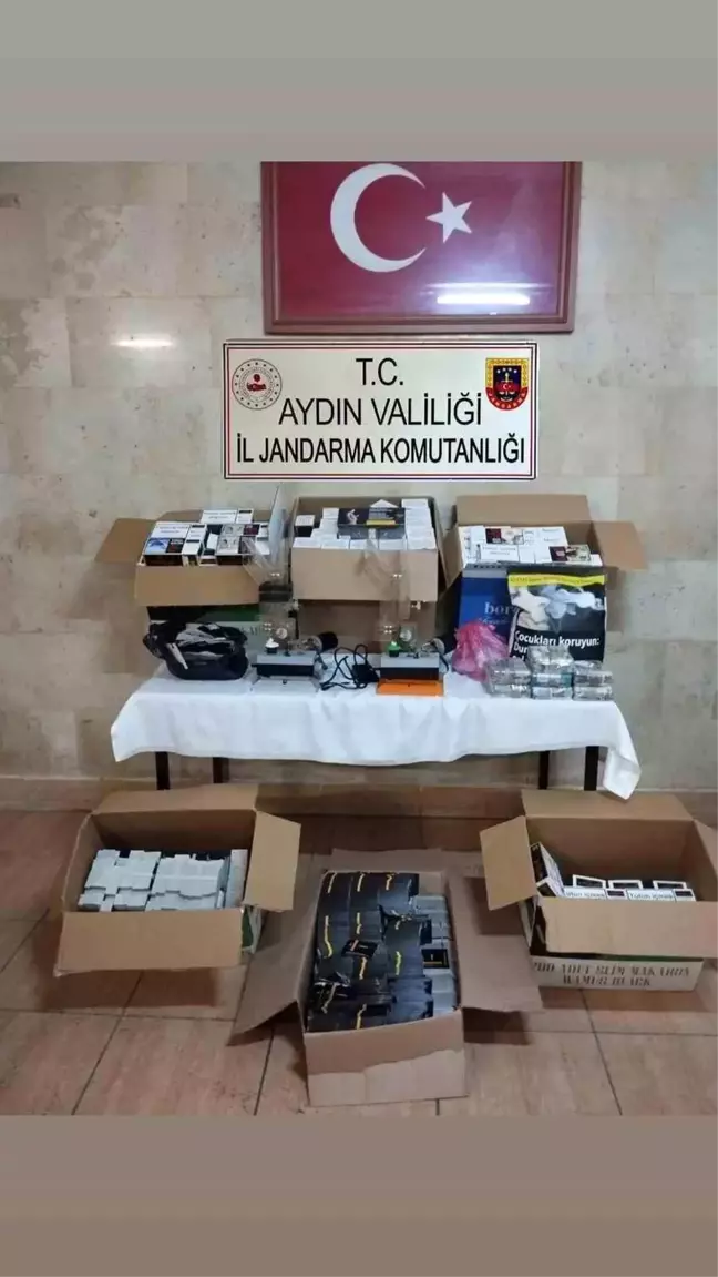 Aydın'da Kaçak Sigara Operasyonu: 11 Bin Makaron Ele Geçirildi