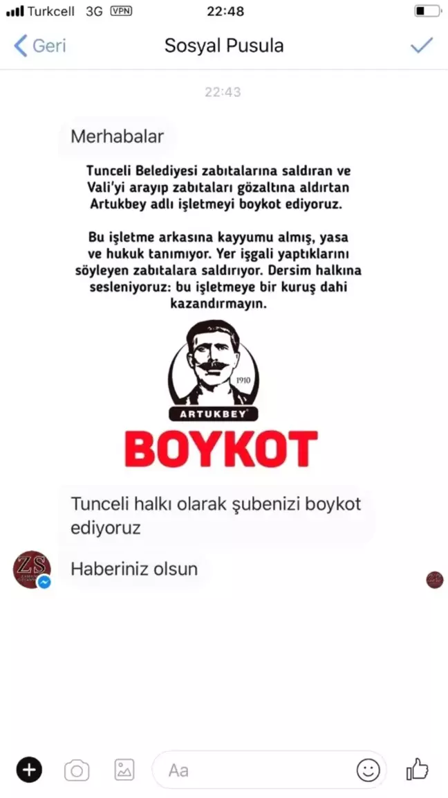 Komünist başkandan bu kez milli firma için boykot çağrısı