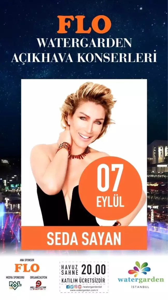 Ataşehir'de sahne Seda Sayan'ın