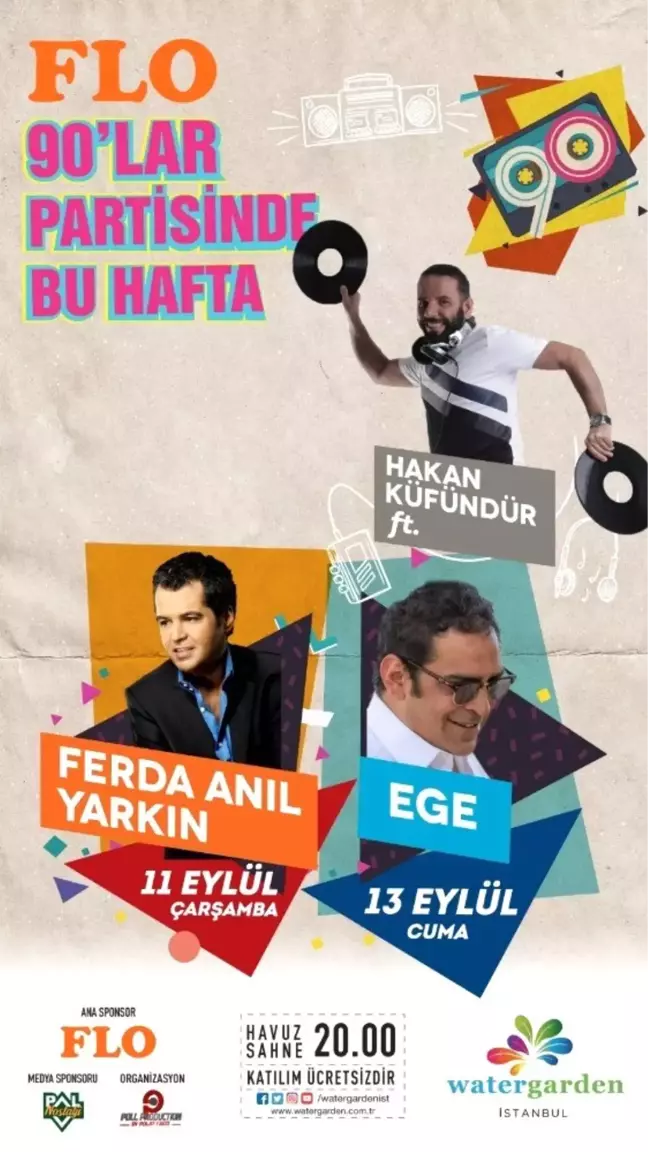 90'lar konseptiyle ünlü isimler dinleyiciyle buluşuyor