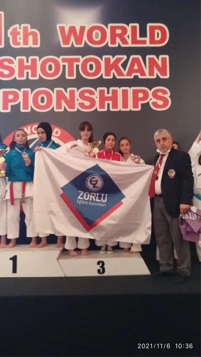 Samsunlu sporculardan 11. Dünya Shotokan Şampiyonası'nda başarı