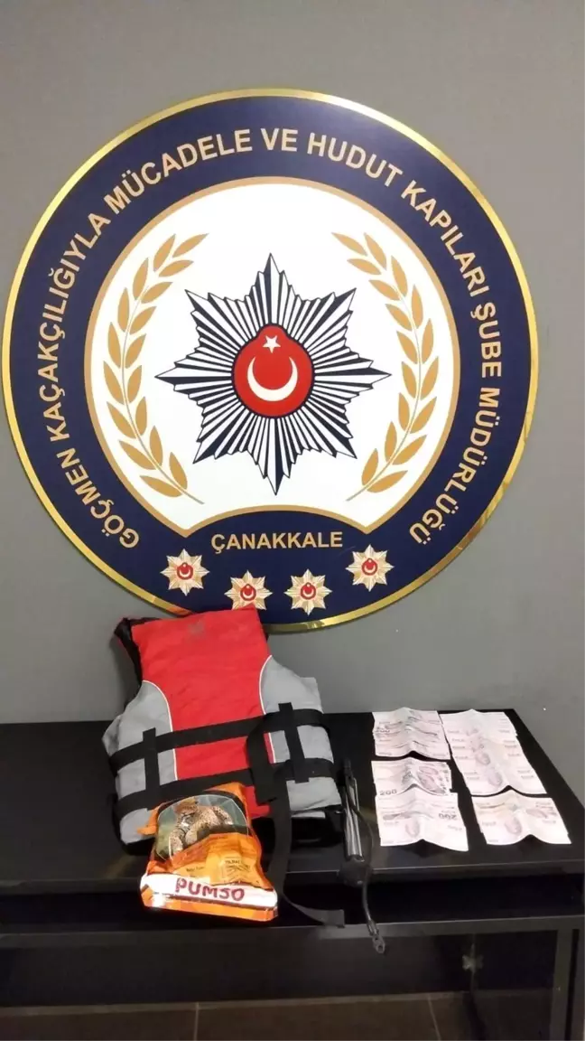 Çanakkale'de 6 Kaçak Göçmen ve 2 Organizator Yakalandı