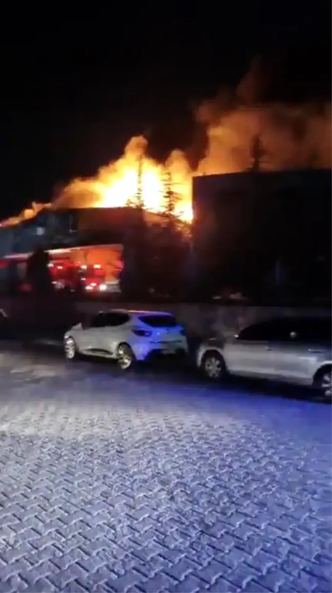 Çorum Organize Sanayi Bölgesi'nde Fabrika Yangını