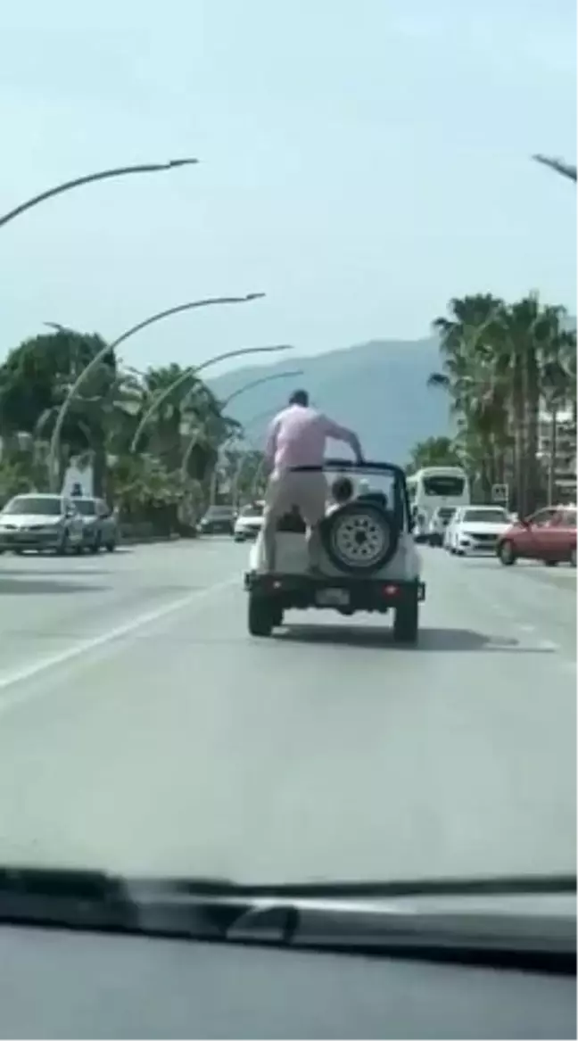 Alanya'da Yabancı Turistlerin Akrobatik Araç Gezintisi Tepki Çekti