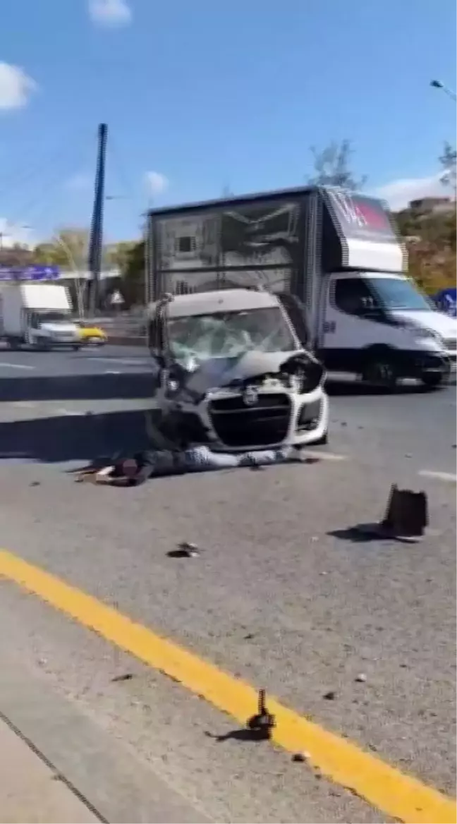 Ankara'da Trafik Kazası: 1 Yaralı