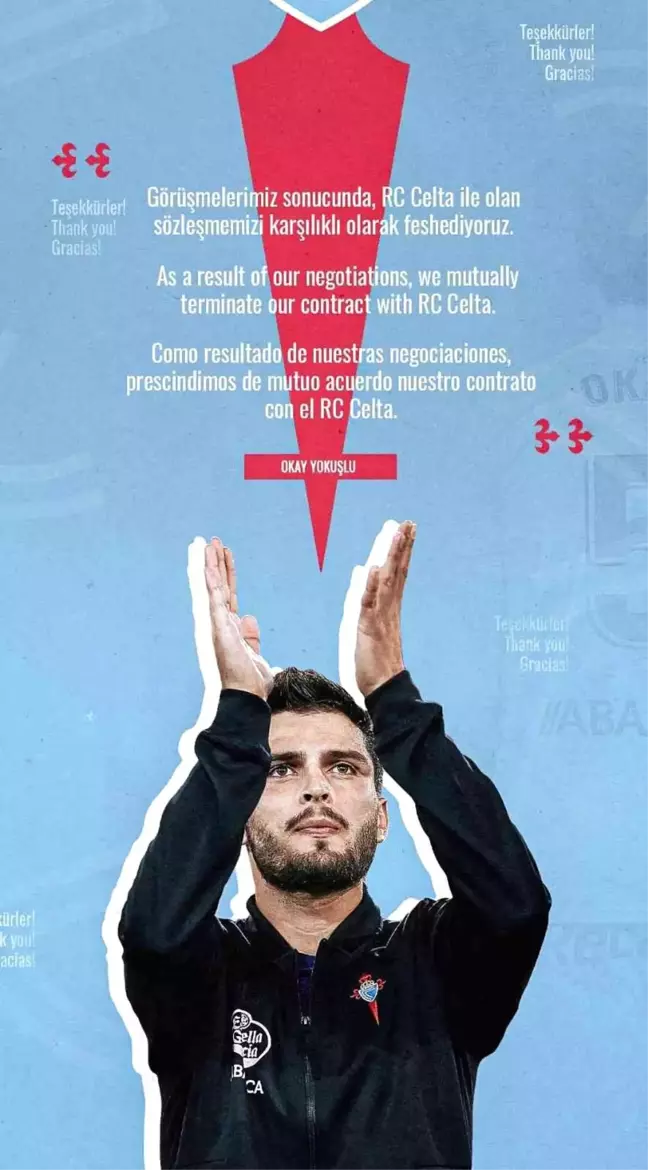 Okay Yokuşlu, Celta Vigo'dan ayrıldı!