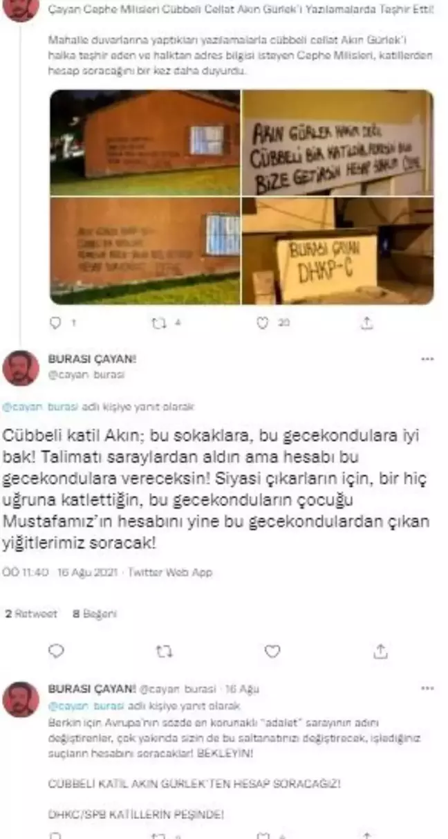 Ağır Ceza Mahkemesi başkanının sosyal medyadan tehdit edilmesine ilişkin soruşturma başlatıldı