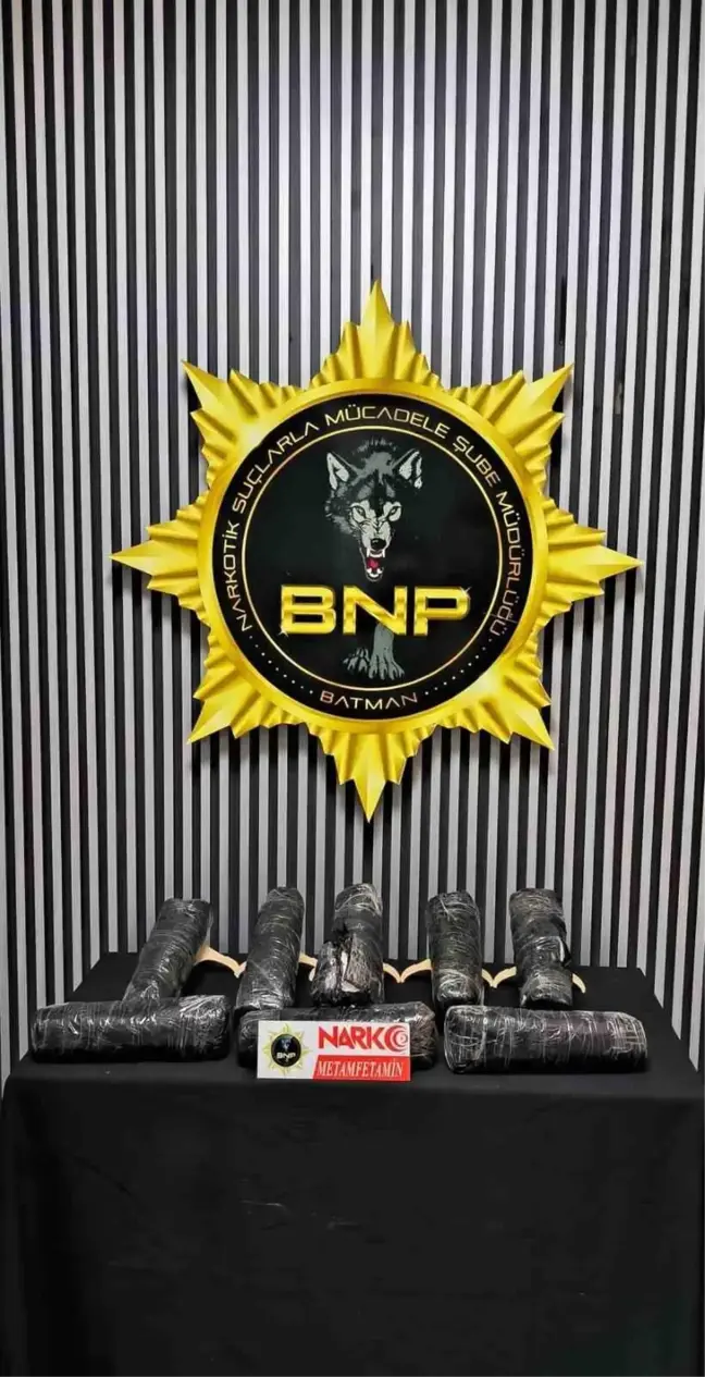 Batman'da Narkotik Operasyonunda 7 Kilo Uyuşturucu Ele Geçirildi