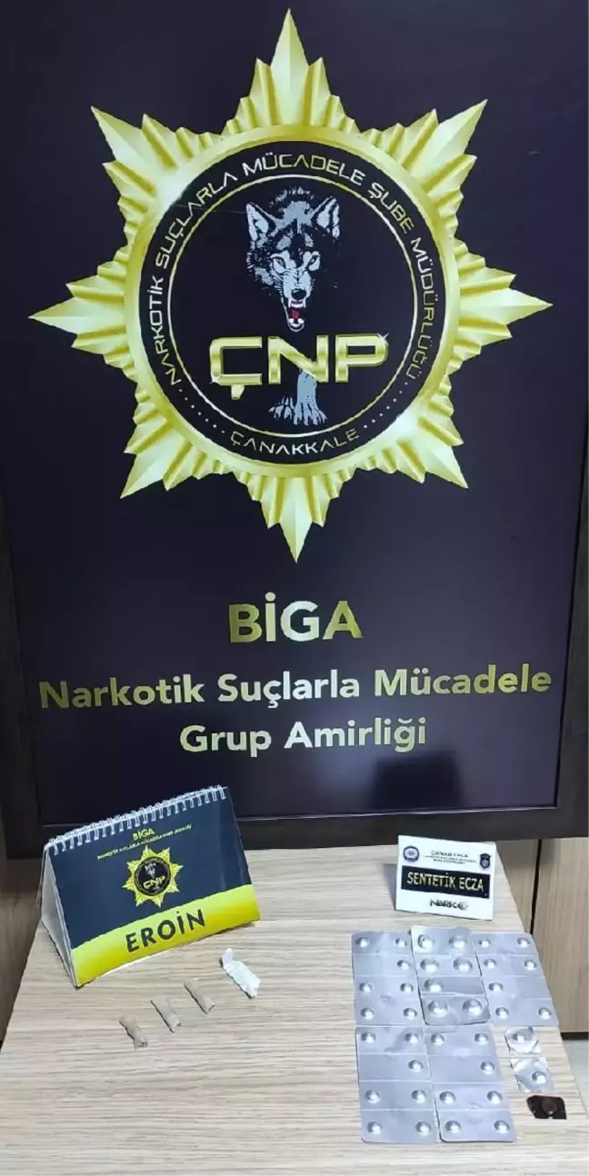 Biga'da uyuşturucu operasyonuna 7 gözaltı