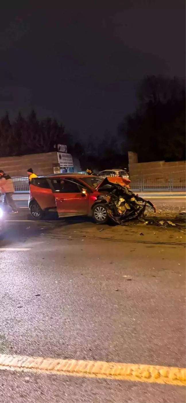 Ankara Çankaya'da Makas Atan Araç Kazaya Sebep Oldu