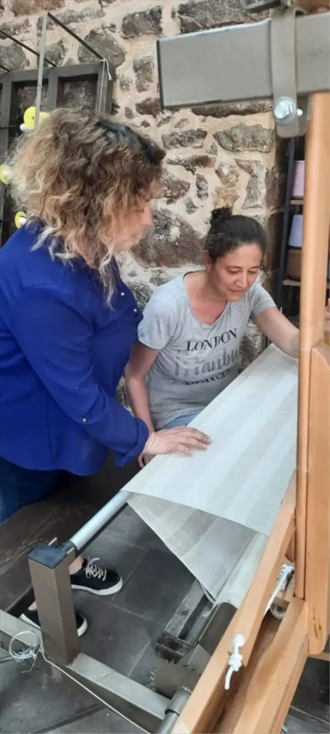 Nallıhan'da Geleneksel Sof Kumaşı Dokuma Atölyesi