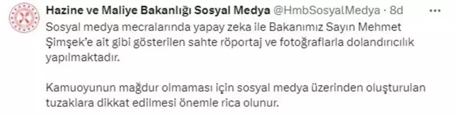 Yapay zeka ile yapılan dolandırıcılıklara dikkat!