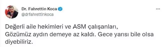 Aydın haber: Bakan Koca: Gözümüz aydın demeye az kaldı