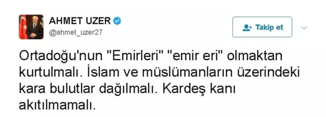 AK Parti'li Uzer: