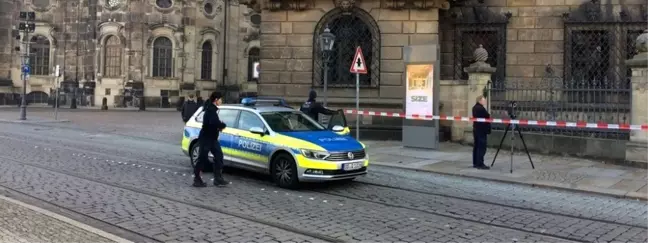 Almanya Dresden'de hırsızlık alarmı