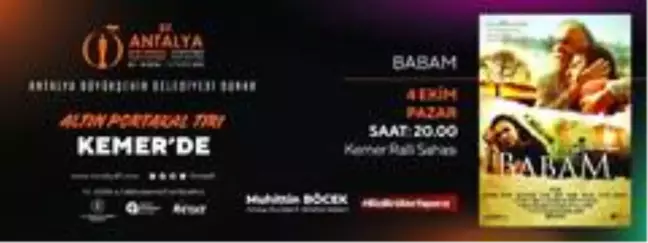 Altın Portakal Sinema Tırı Kemer'e geliyor