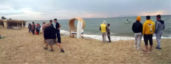 Enez'de denize giren genç boğuldu