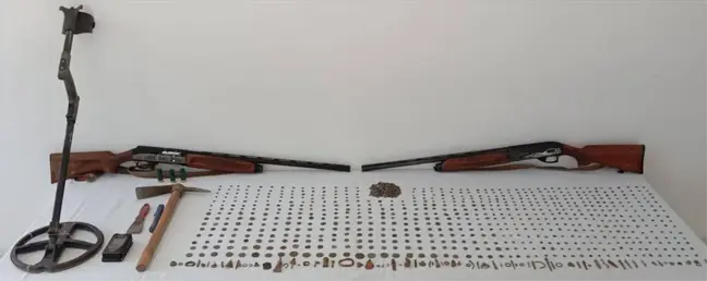 Denizli'de 2 Bin 269 Tarihi Eser Ele Geçirildi, 1 Şüpheli Gözaltına Alındı