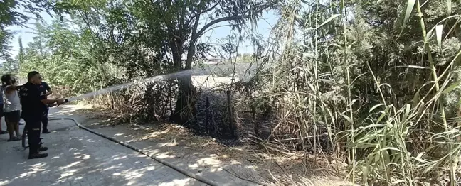 Hatay'da bahçe yangını söndürüldü