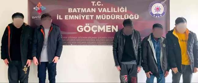 Batman'da Göçmen Kaçakçılığı Operasyonu: 2 Tutuklama