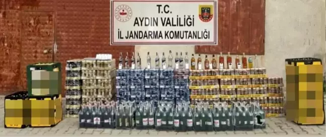 Aydın'da Jandarmadan Kaçak İçki Operasyonu