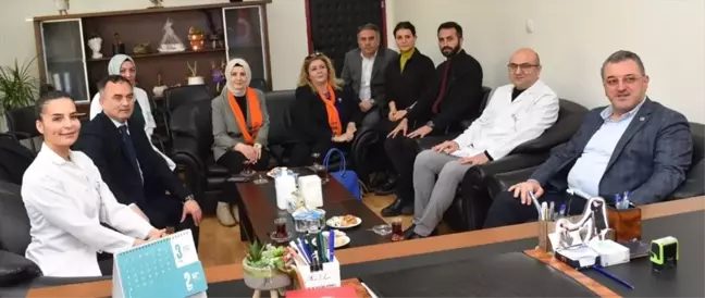 AK Parti Amasya Milletvekili Hasan Çilez, Merzifon Kara Mustafa Paşa Devlet Hastanesi'ni ziyaret etti