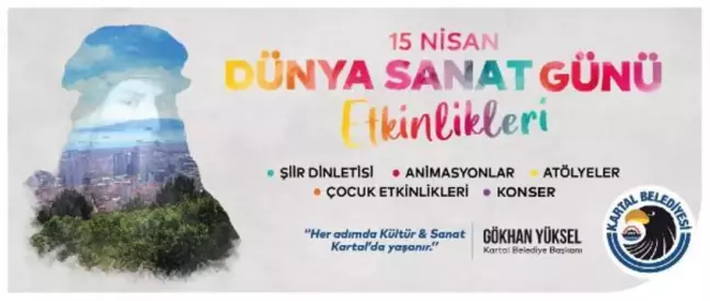 Kartal'da Dünya Sanat Günü'ne özel kutlama