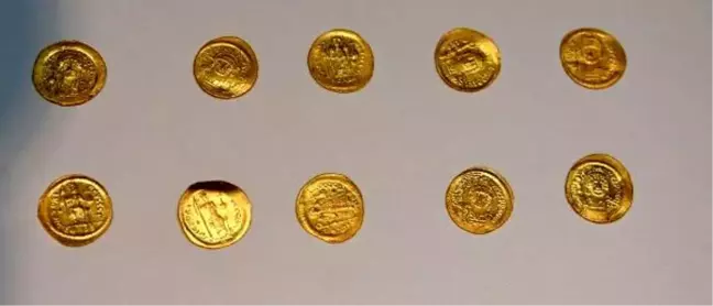 Apollon smintheus tapınağı'nda bizans hazinesi bulundu