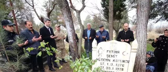 Şehit asker şehadetinin yıl dönümünde anıldı