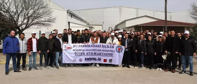 Merzifon'da İşçiler İşten Çıkarılmalarını Protesto Etti