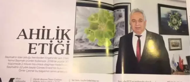 Seyfe Gölü Ekoloji Dernek Başkanı Çetiner, Ulusal Bir Dergide Seyfe'yi Anlattı