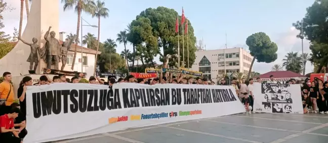 Alanya'da Taraftar Grupları Kadın ve Çocuklara Yönelik Şiddeti Kınadı