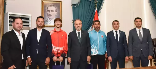 Milli atlet Bursa'nın gururu oldu
