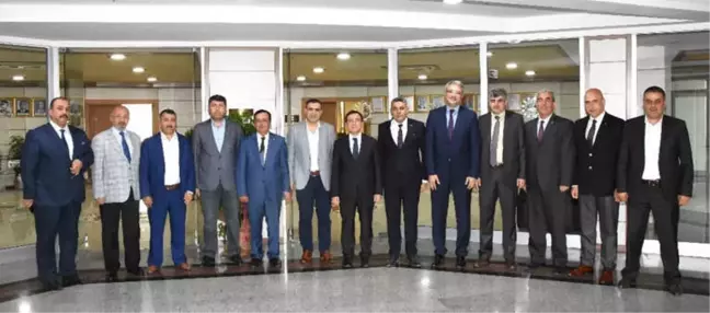 Rektör Kızılay'dan, Başkan Sadıkoğlu'na 'Hayırlı Olsun' Ziyareti