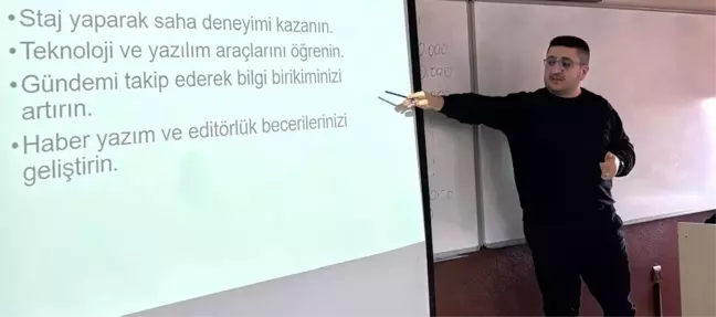 Zonguldak MYO'da Habercilik Söyleşisi Gerçekleşti