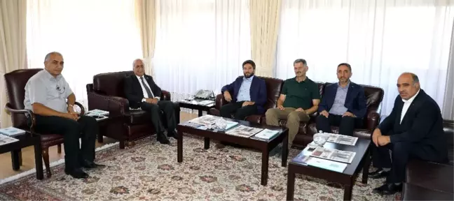 Memur-Sen Erzurum il yönetiminden Rektör Çomaklı'ya ziyaret