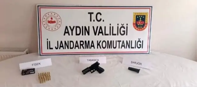 Aydın'da Jandarma Operasyonu: 1 Tabanca ve 50 Fişek Ele Geçirildi